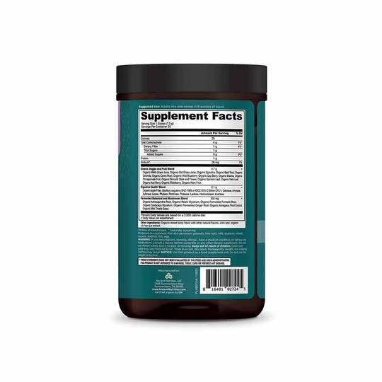 Organic Super Greens, ANN
